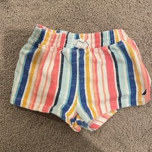 Nautical stripe shorts